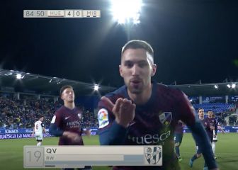 El Huesca golea al Mirandés