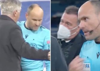 El cruce Ancelotti-Lahoz: la discusión, las palabras de Mateu y el mensaje final de Carletto