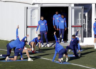 Sin Griezmann, hubo exigente plan físico para seis jugadores