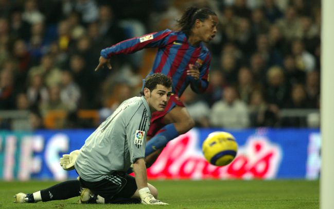 Casillas y Ronaldinho.