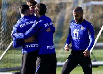 Imanol pone firmes a sus jugadores en Zubieta