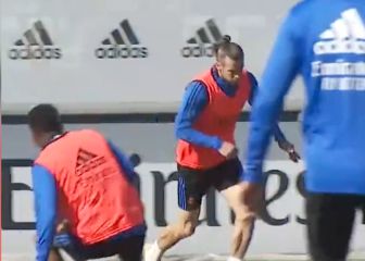 No cuenta para Ancelotti pero marca golazos en el entreno: Gareth Bale y su zurda de oro