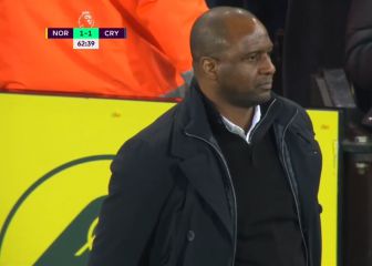 La cara de Vieira lo dice todo: su estrella va a tirar el penalti que le da la victoria y hace esto