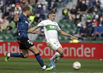 Lucas Boyé, con molestias en el cuádriceps, no viaja con el Elche a Sevilla