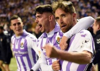 Míchel marcó en el partido 1.500 del Pucela en Primera y acercó el objetivo de la permanencia