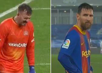 Un portero sufre en sus carnes lo mismo que Messi en Valdebebas hace un año: la escena impacta