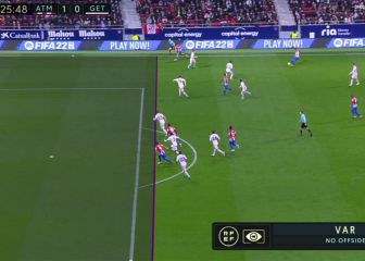 La polémica del Atlético-Getafe: tres penaltis pitados, un gol protestado, una roja directa...