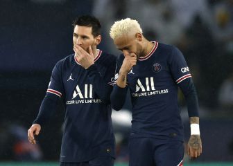 Neymar consoló a Messi