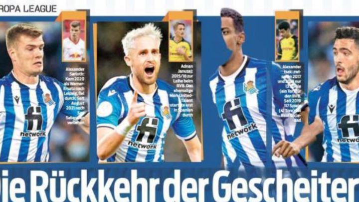 Alemania calienta el Leipzig-Real Sociedad: "La vuelta de los fracasados"