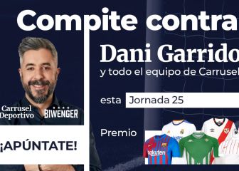 ¡Compite contra Dani Garrido en Biwenger y llévate la camiseta de tu equipo si eres el mejor mánager!