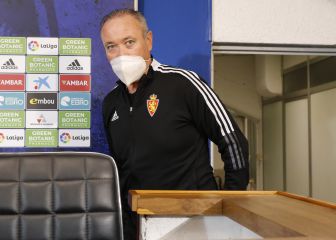 “Estoy convencido de mi trabajo; si yo fuera el problema del Zaragoza, no estaría aquí”