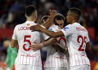 El Sevilla golea al Dinamo de Zagreb en un gran primer acto