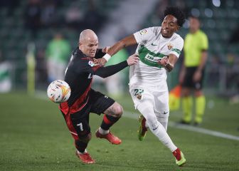 Remontada del Elche frente al Rayo