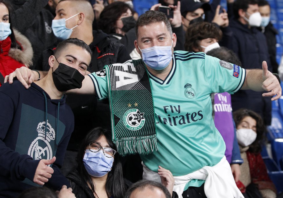 Aficionados del Real Madrid.