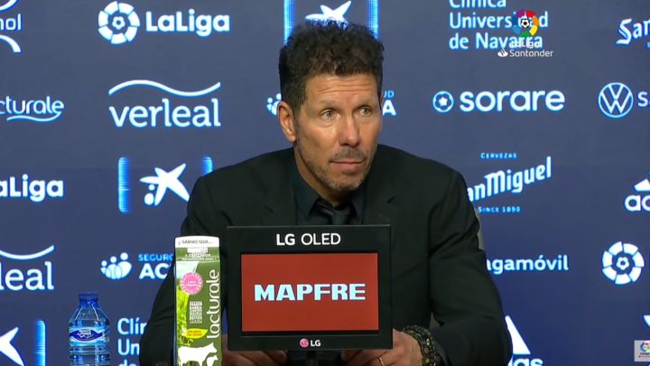 Simeone: "Este equipo tiene hambre de querer ganar"