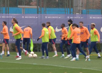 El Barça entrena y Araújo recibe el alta médica