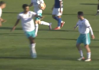 La dupla mágica del Castilla a la que no le da bola Ancelotti fabrica esta maravilla de gol