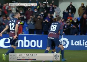 Seoane marca la diferencia y el Huesca vence al Lugo
