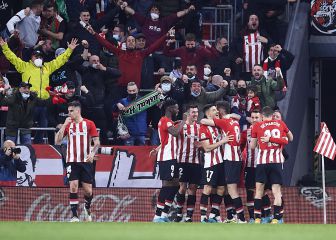 Festival del Athletic en el derbi
