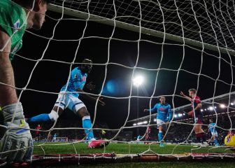 Osimhen salva al Nápoles en Cagliari con un gol en el 87'