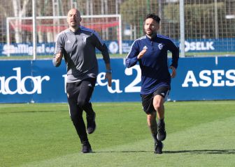 Barja y Rubén García, al margen en el trabajo antes de la Real