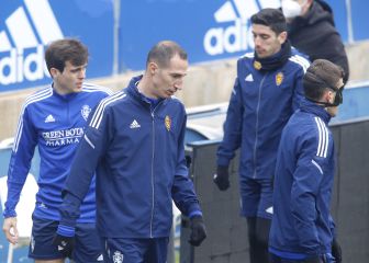 Petrovic no se entrena con el grupo y es duda para Gijón