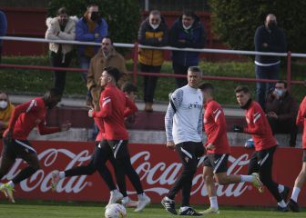 Calavera, única ausencia en el primer entrenamiento con Martí