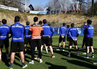 “Vosotros en el campo, nosotros en la grada, hay que darlo todo”
