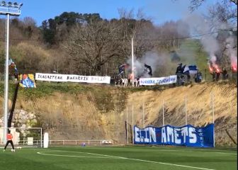 La afición de la Real irrumpe en el entrenamiento: así se preparan para la batalla del Leipzig