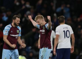 El Burnley se hizo grande y ganó al Tottenham en casa