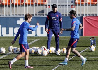 Simeone prepara el duelo ante el Celta y medita cambios