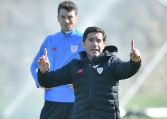 Marcelino, ante el Barcelona y los horarios: 