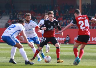 El Mirandés frena la escalada del Tenerife y coge aire en la tabla