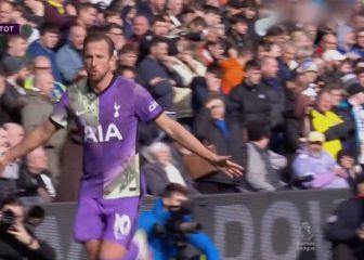Todo lo que toca lo convierte en oro: el remate casi sin ángulo de Kane a gol que es una delicia