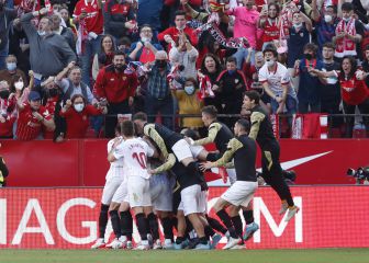 Las mejores imágenes del derbi sevillano