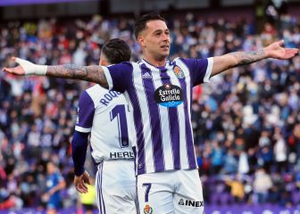 Sergio León guía la goleada pucelana con un triplete