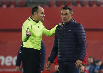 Luis García Plaza ya es el entrenador más expulsado de la historia del Mallorca
