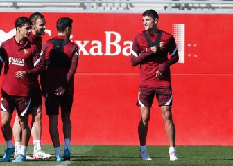 Lamela vuelve a entrenarse cuatro meses después