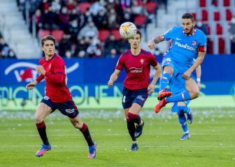 Koke se entrenó con balón y apura su vuelta ante el Betis
