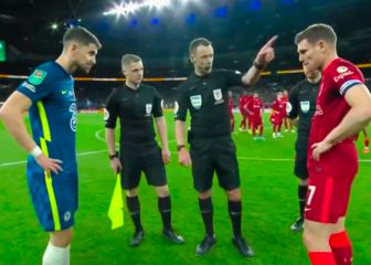 El gesto de Milner a Jorginho tras ganar el sorteo de penaltis