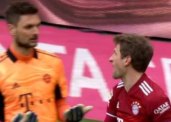 Müller, irreconocible tras el error que provocó su autogol