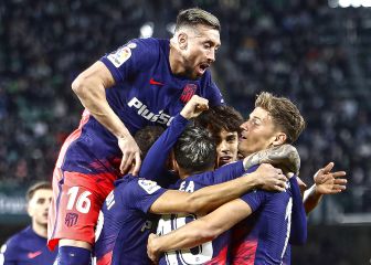 La victoria del Atlético sobre el Betis en imágenes