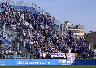 La afición blanquivioleta, volcada para ir a Oviedo