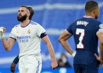 Otro guiño de Benzema a Mbappé tras la remontada
