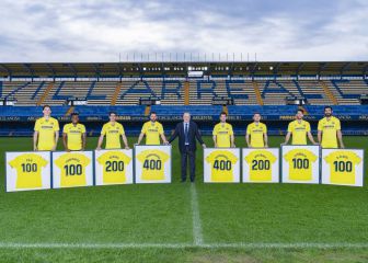 El Villarreal celebra su aniversario reconociendo a los centenarios de su plantilla