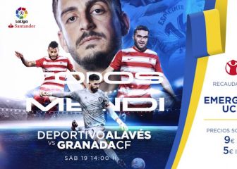 El Alavés dona la taquilla del partido ante el Granada para los damnificados en Ucrania