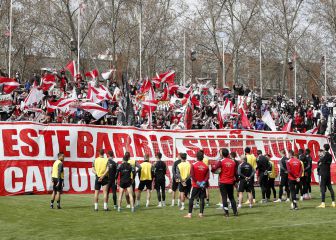 La afición se vuelca: 'El barrio sueña junto, cae junto, se levanta junto'