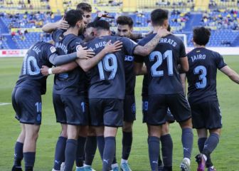 El Girona tumba a Las Palmas mermada por dos expulsiones