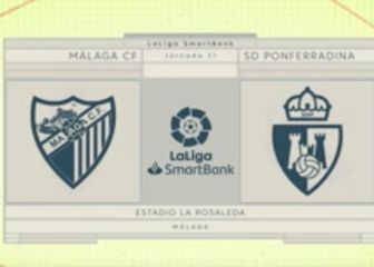 Un mejorado Málaga empata frente a la Ponferradina
