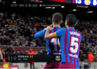 La dedicatoria de Ferran Torres a la hija de Luis Enrique en el 1-0